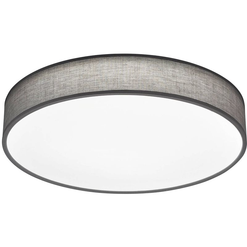 Foto van Led plafondlamp - plafondverlichting - trion lanago - 42w - aanpasbare kleur - afstandsbediening - dimbaar - rond - mat