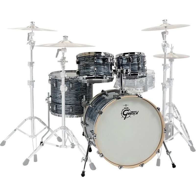 Foto van Gretsch drums rn2-e8246 renown 2016 silver oyster p. 4d shellset