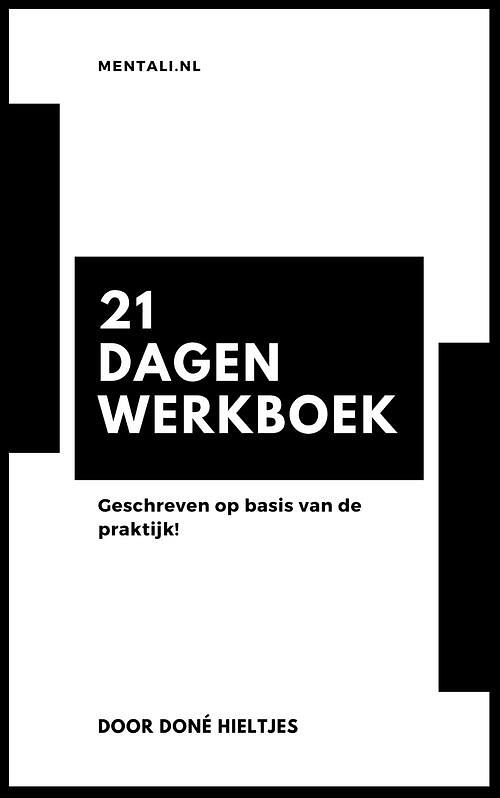 Foto van Mentali - 21 dagen praktisch werkboek - doné hieltjes - ebook (9789090345956)