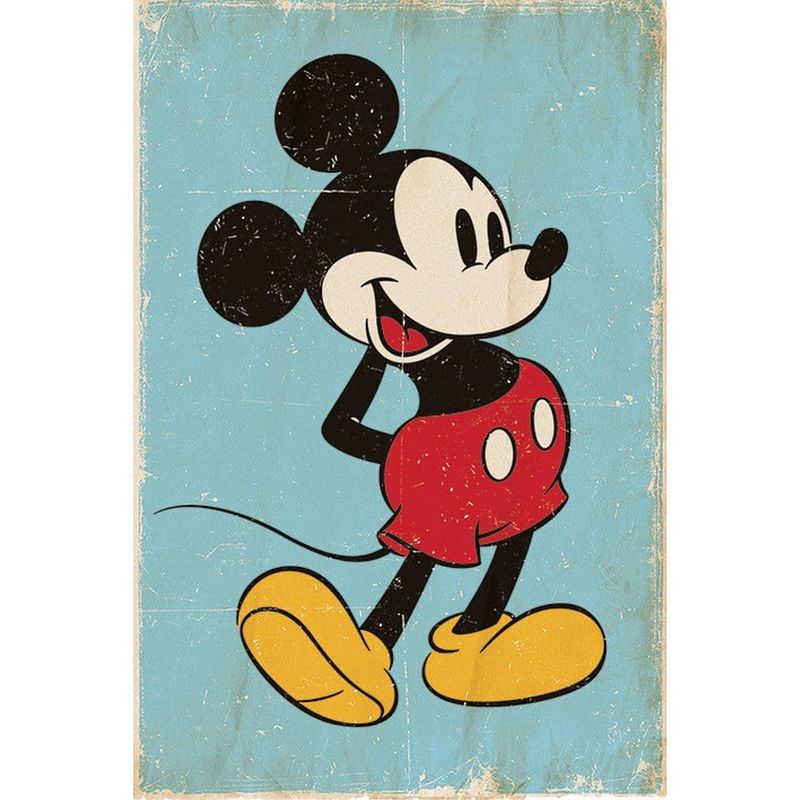 Foto van Pyramid mickey mouse retro poster 61x91,5cm