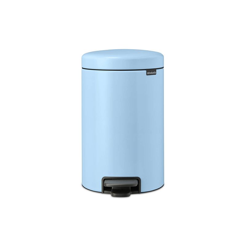 Foto van Brabantia newicon pedaalemmer 12 liter met kunststof binnenemmer - dreamy blue