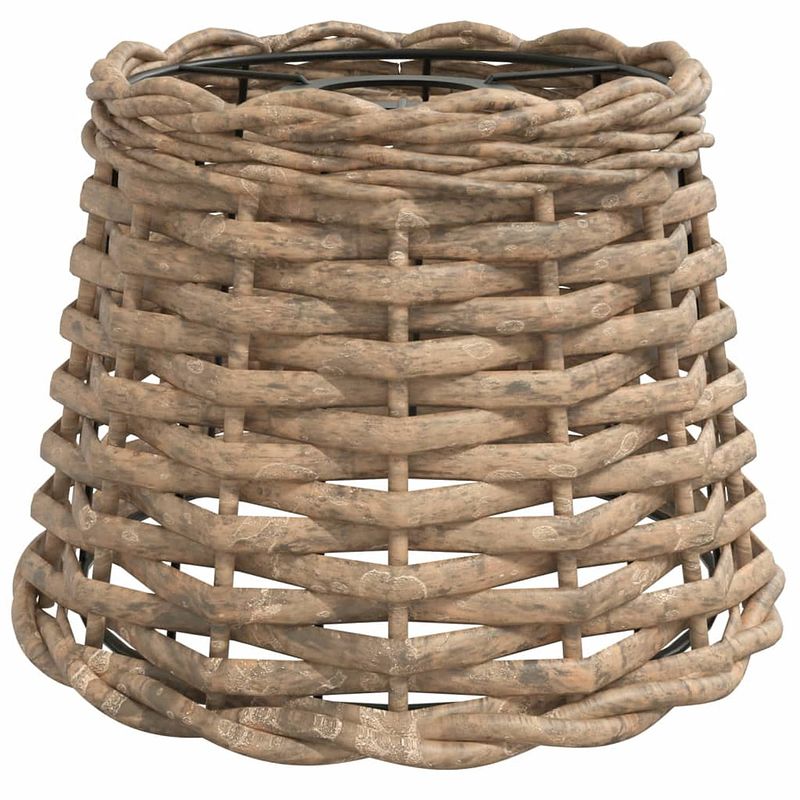 Foto van The living store wicker lampenkap - ø20 x 15 cm - bruin