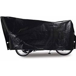 Foto van Vk bakfietsbeschermhoes cargo bike 295 x 120 cm zwart