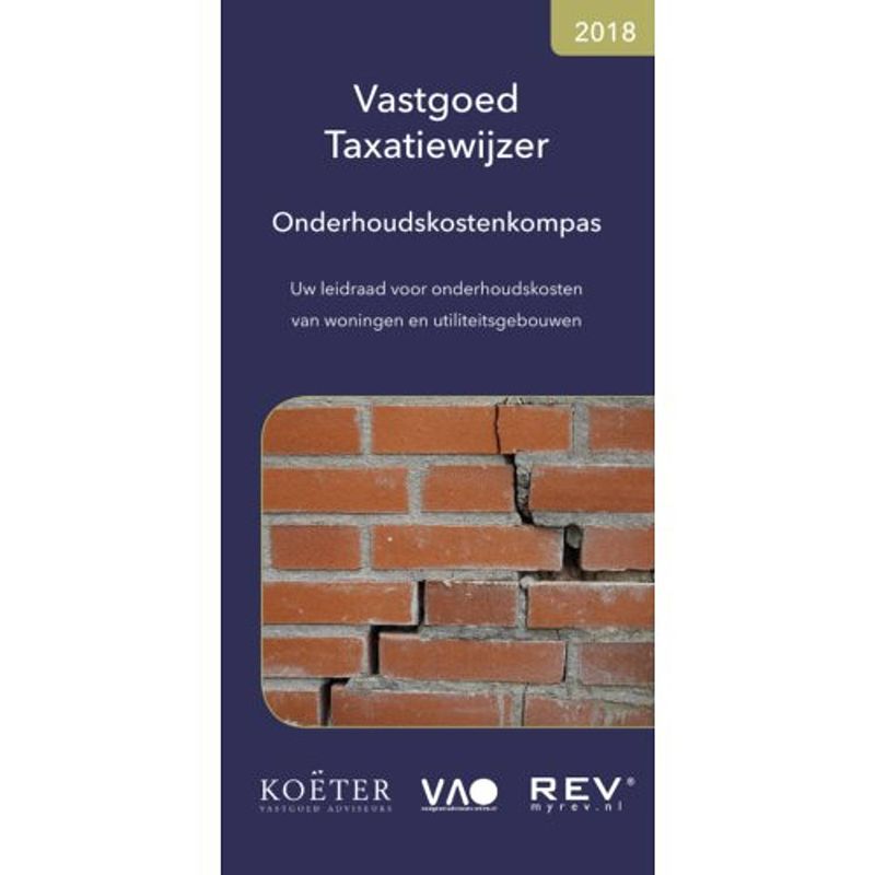 Foto van Vastgoed taxatiewijzer onderhoudskostenkompas /