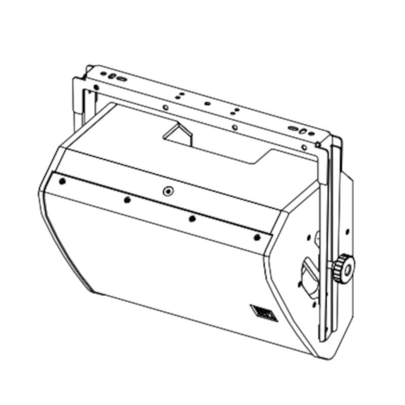 Foto van Electro-voice mfx-ub500-b speaker-beugel voor mfx luidsprekers 500mm zwart