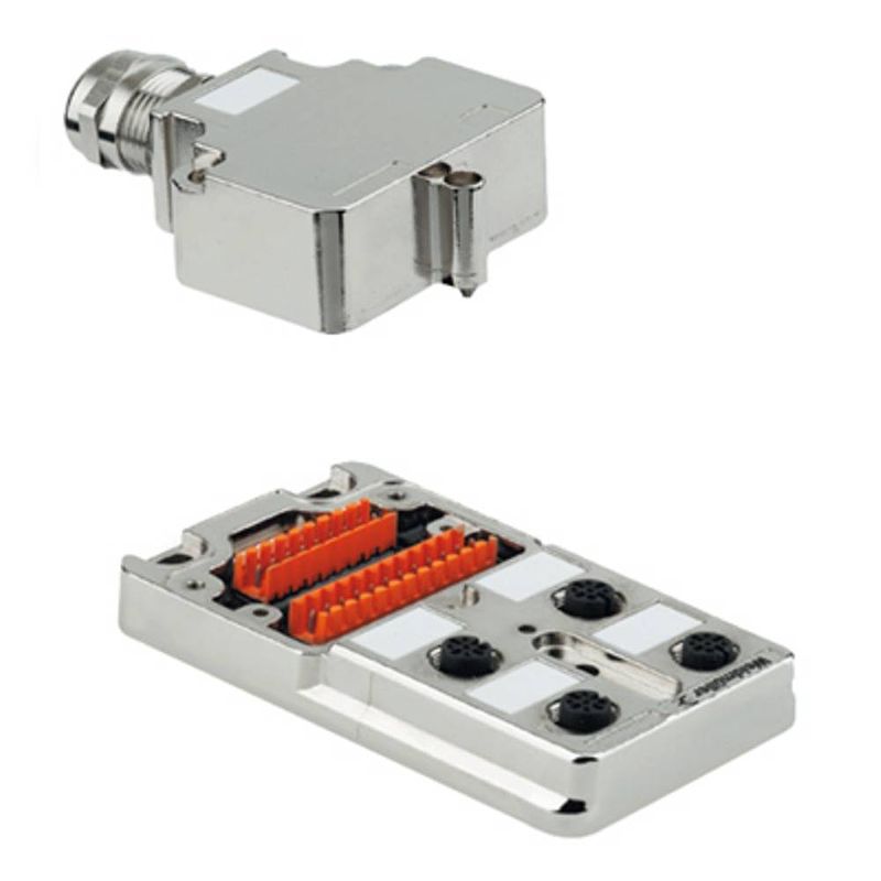 Foto van Weidmüller sai-4-mm 5p m12 1783500000 passieve sensor/actorbox m12-verdeler met metalen schroefdraad 1 stuk(s)