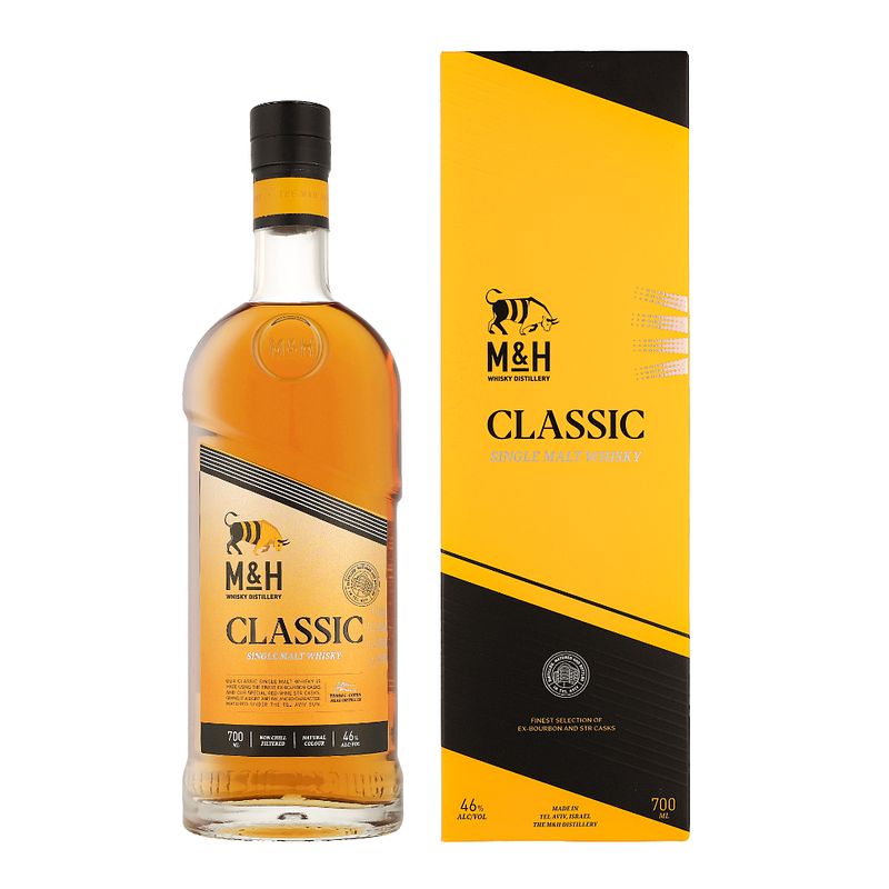 Foto van Milk & honey classic single malt 70cl whisky + giftbox