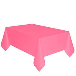 Foto van Licht roze papieren tafelkleed 137 x 274 cm