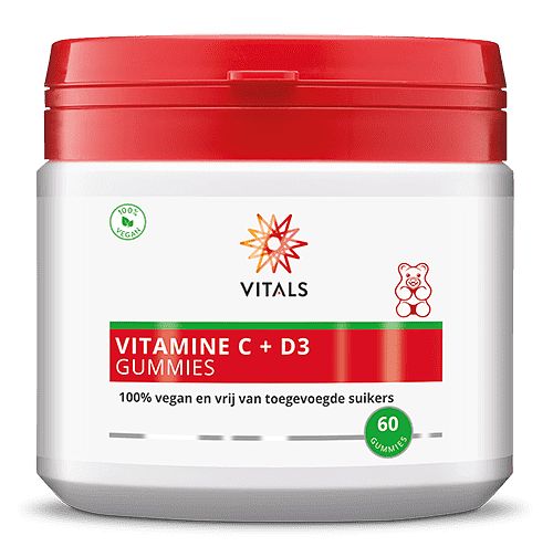 Foto van Vitals vitamine c + d3 gummies