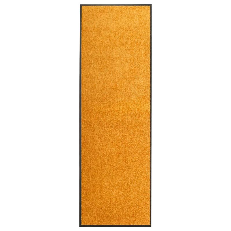 Foto van Vidaxl deurmat wasbaar 60x180 cm oranje