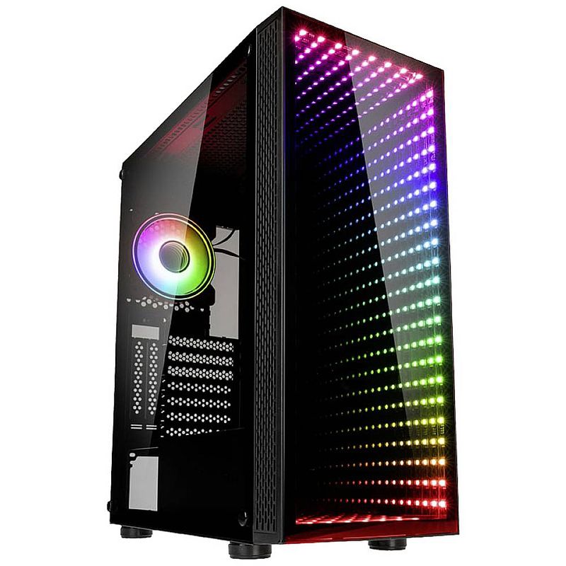 Foto van Kolink void rift midi-tower gaming-behuizing, behuizing zwart