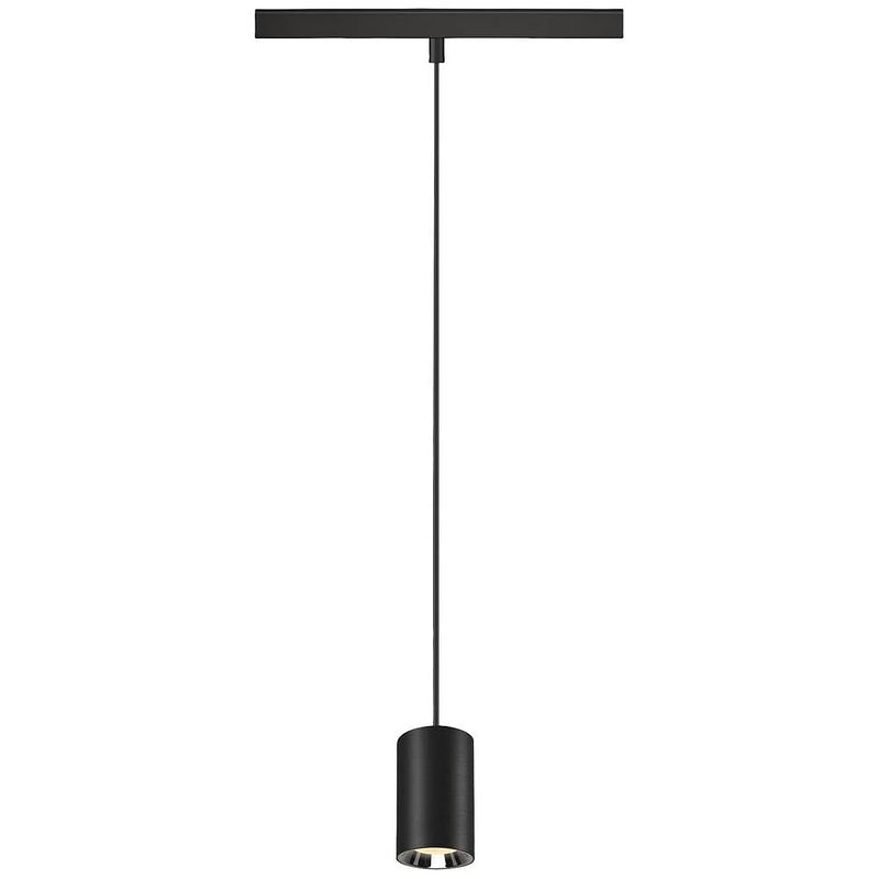 Foto van Slv numinos xs led-hanglamp track 8.7 w led zwart, chroom