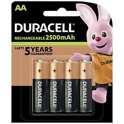 Foto van Duracell recharge ultra aa-batterijen 4 stuks