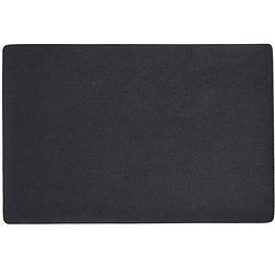 Foto van 1x placemats lederlook - 45 x 30 cm - zwart - placemats
