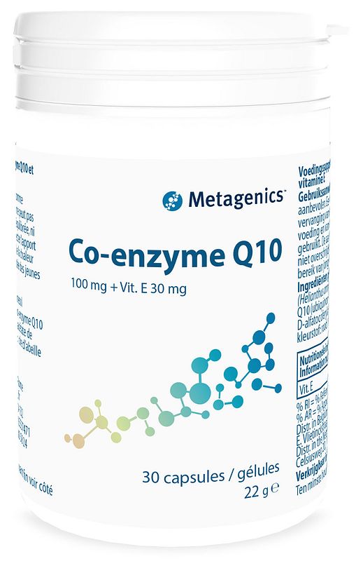 Foto van Metagenics co-enzyme q10 + vit. e 30mg softgels