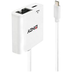 Foto van Lindy 43284 netwerkadapter 5 gbit/s usb-c usb 3.1 (gen 1), gigabit-lan (1/2.5/5 gbit/s), rj45