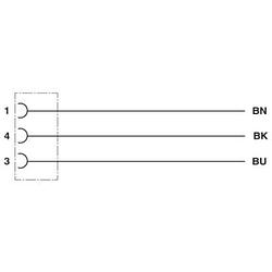 Foto van Phoenix contact 1510748 sensor/actuator aansluitkabel aantal polen: 3 5.00 m 1 stuk(s)