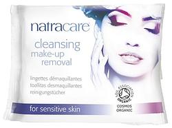 Foto van Natracare cleansing make-up removal reinigingsdoekjes 20st