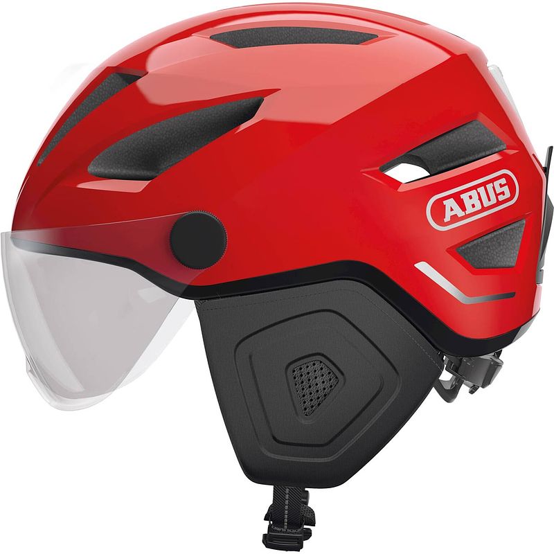 Foto van Abus helm pedelec 2.0 ace blaze red s 51-55cm