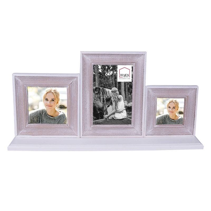 Foto van Haes deco - multi fotolijst 10x15 bruin, formaat 43x6x21 cm - farm living