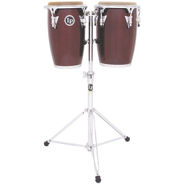 Foto van Latin percussion lp-jrx-dw junior congaset wine red