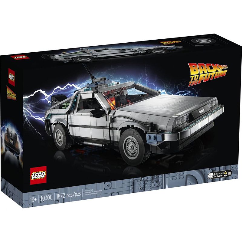 Foto van Lego icons - back to the future tijdmachine 10300