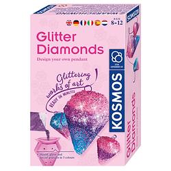 Foto van Kosmos sieraden maken glitter diamonds meisjes papier roze