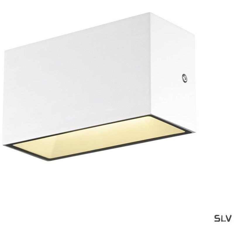 Foto van Slv sitra m 1005153 led-buitenlamp (wand) led vast ingebouwd 14 w wit