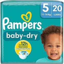 Foto van Pampers babydry maat 5, 20 luiers bij jumbo