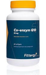 Foto van Fittergy co-enzym q10 30 mg softgels