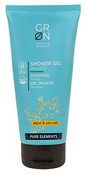 Foto van Grn pure elements shower gel sensitive algae & sea salt