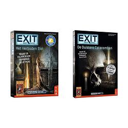 Foto van Spellenbundel - 2 stuks - exit - het verboden slot & de duistere catacomben