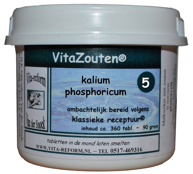 Foto van Vita reform vitazouten nr. 5 kalium phosphoricum 360st