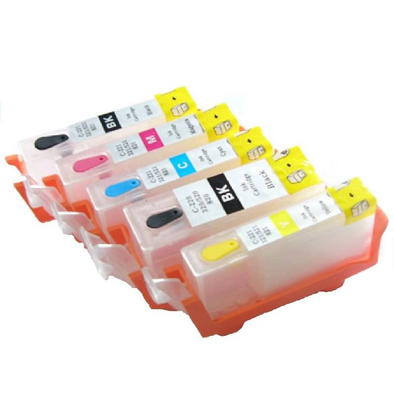 Foto van Inktmedia® - geschikt canon pgi-550 & cli-551 xl serie navulbare cartridges met arc chip