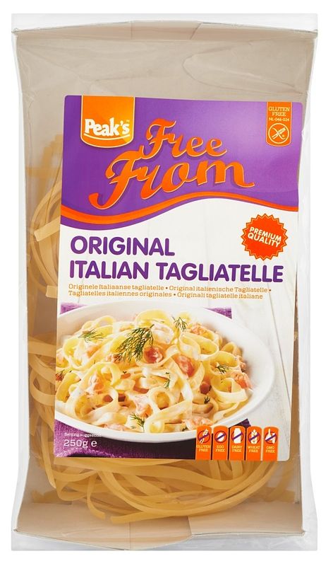 Foto van Peaks free from italiaanse tagliatelle