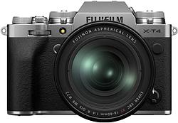 Foto van Fujifilm x-t4 zilver + xf 16-80mm f/4 r ois wr