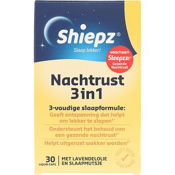 Foto van Shiepz nachtrust 3 in1 liquid caps, 30 stuks bij jumbo