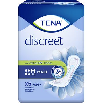 Foto van Tena discreet maxi verbanden 6 stuks bij jumbo