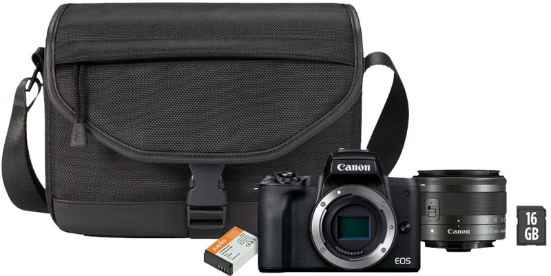 Foto van Canon eos m50 mark ii starterskit + accu