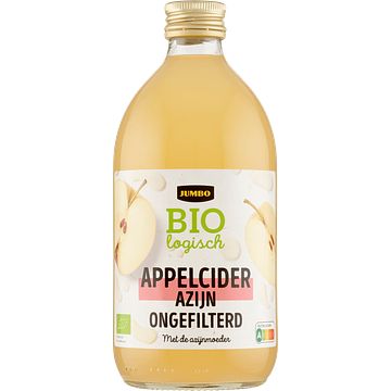 Foto van Jumbo biologisch appelcider azijn ongefilterd 500 ml