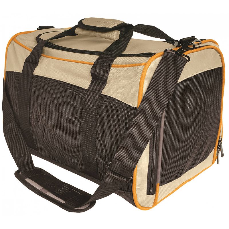 Foto van Kurgo hondendraagtas wander carrier 39 x 31 cm polyester beige