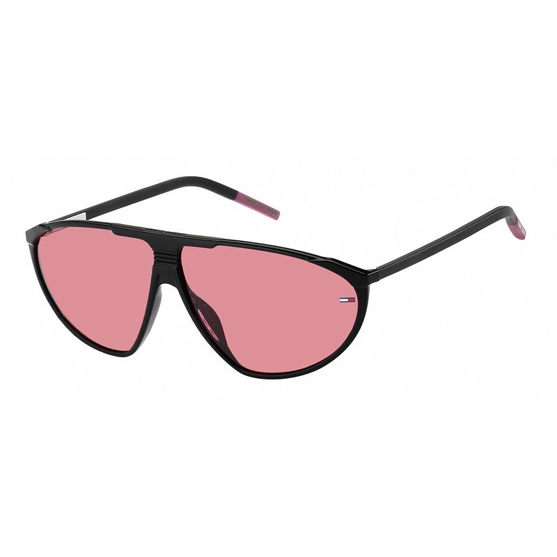 Foto van Tommy hilfiger zonnebril 0027/s unisex cat.3 nylon zwart/roze