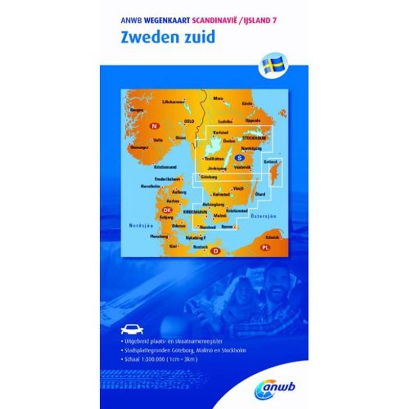 Foto van Scandinavië /ijsland 7. zweden zuid - anwb