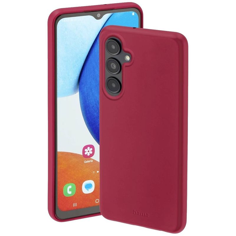 Foto van Hama finest feel cover samsung samsung galaxy a14/a14 5g rood