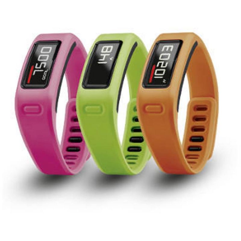 Foto van Garmin vivofit reserve armband maat: s oranje, pink, groen