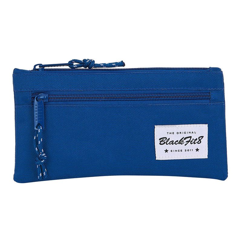 Foto van Schoolpennenzak blackfit8 oxford donkerblauw (22 x 11 x 1 cm)