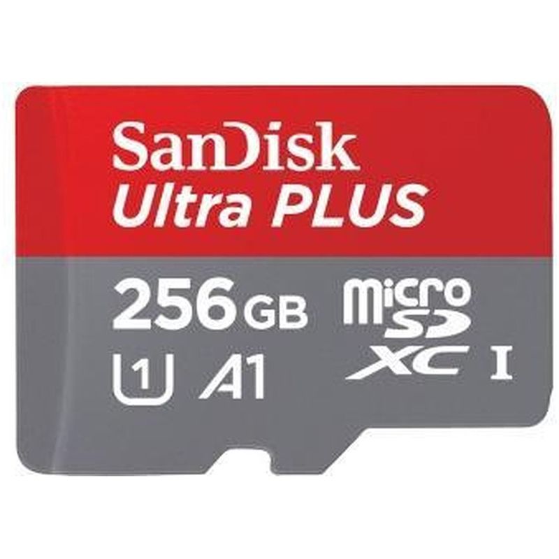 Foto van Sandisk microsdxc elite ultra 256gb 100mb/s + rescue pro (2y) micro sd-kaart