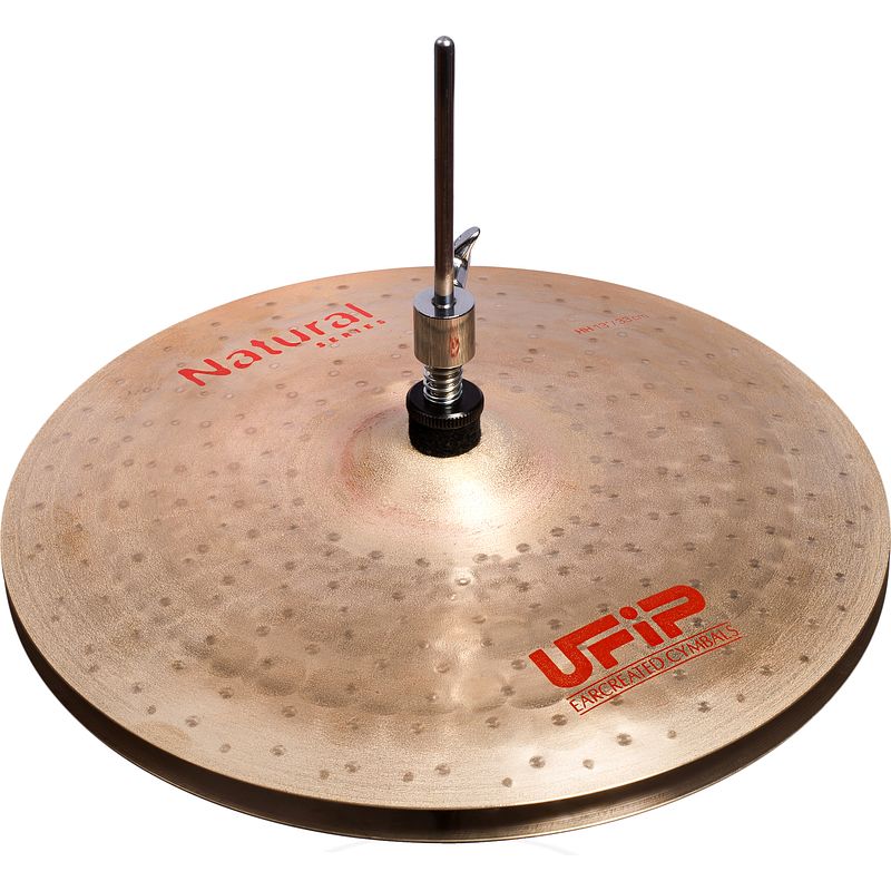 Foto van Ufip ns-13lhh natural series light 13 inch hi hat bekken