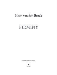 Foto van Koen van den broek. firminy - paperback (9789463939348)