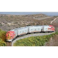 Foto van Rokuhan 7297642 z shorty emd f7 atsf 2 car set